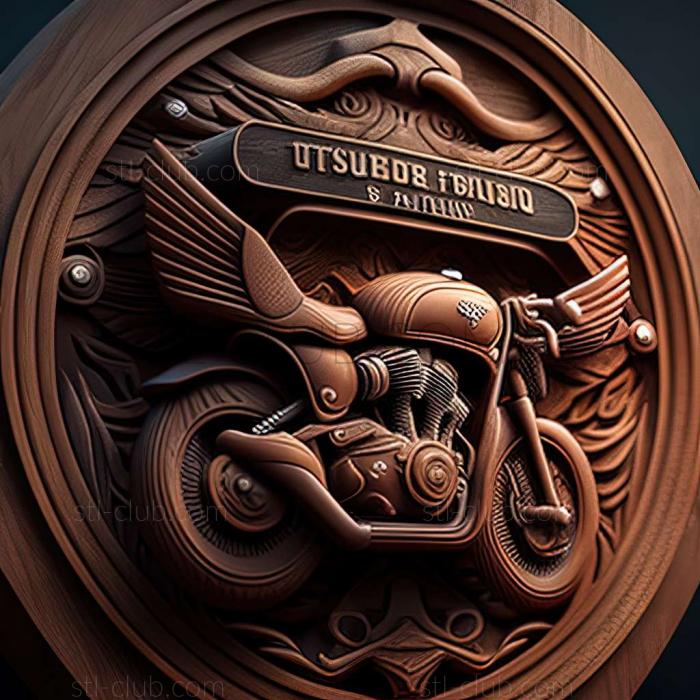 3D мадэль Triumph Bonneville Bobber (STL)